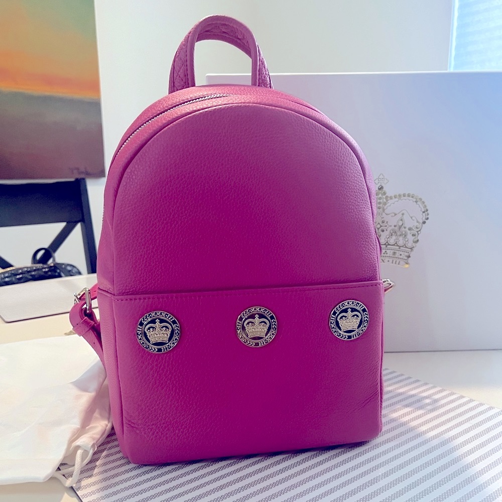 CCCXXXIII Custom Italian Women’s Leather BackPack Barbie Pink